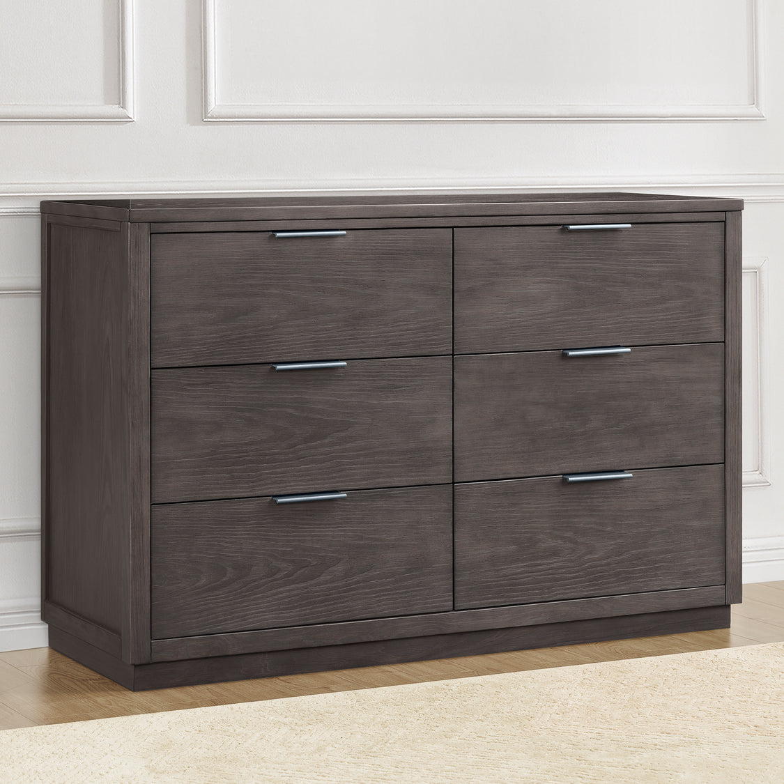 Forever 6 Drawer Dresser with Changing Top and Interlocking Drawers - Naturals Collection
