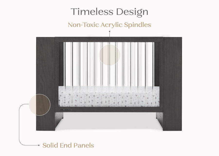 Rustic Grey (084) 21-Aerin 4-in-1 Convertible Crib