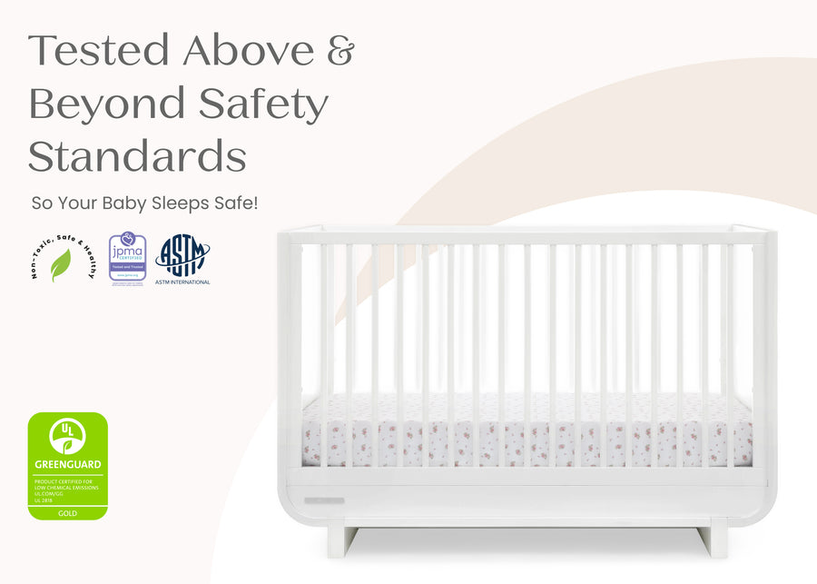 Bianca White (130) 8-Rhodes 4-in-1 Convertible Crib