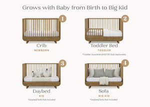 Acorn (755) 11-Rhodes 4-in-1 Convertible Crib