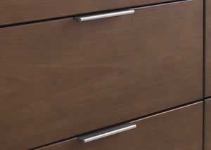 Teak Brown (1526) 13-Forever 6 Drawer Dresser with Changing Top and Interlocking Drawers - Naturals Collection