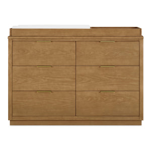 DCB: Acorn (755) 8-Forever 6 Drawer Dresser with Changing Top and Interlocking Drawers - Naturals Collection