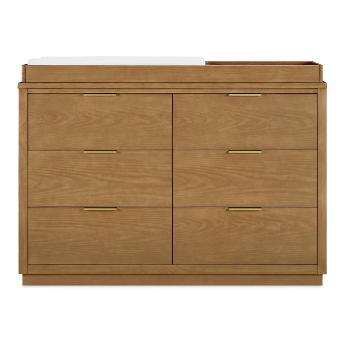 DCB: Acorn (755) 13-Forever 6 Drawer Dresser with Interlocking Drawers - Naturals Collection