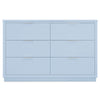 DCB: Cloud Blue (1528) 15-Forever 6 Drawer Dresser with Interlocking Drawers - Classic Collection