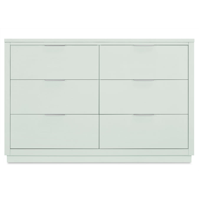 DCB: Light Sage (389) 23-Forever 6 Drawer Dresser with Interlocking Drawers - Classic Collection