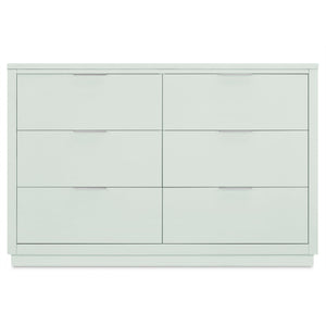 DCB: Light Sage (389) 17-Forever 6 Drawer Dresser with Changing Top and Interlocking Drawers - Classic Collection