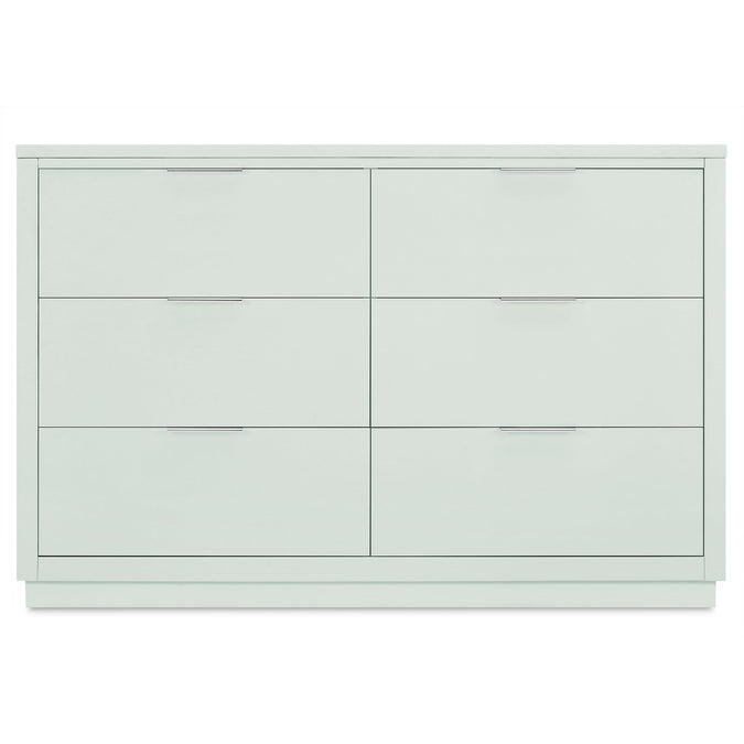 DCB: Light Sage (389) 15-Forever 6 Drawer Dresser with Changing Top and Interlocking Drawers - Classic Collection