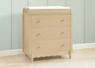 Natural Sandstone (1544) 8-William 3 Drawer Dresser with Changing Top and Interlocking Drawers