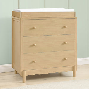 William 3 Drawer Dresser with Changing Top and Interlocking Drawers 21