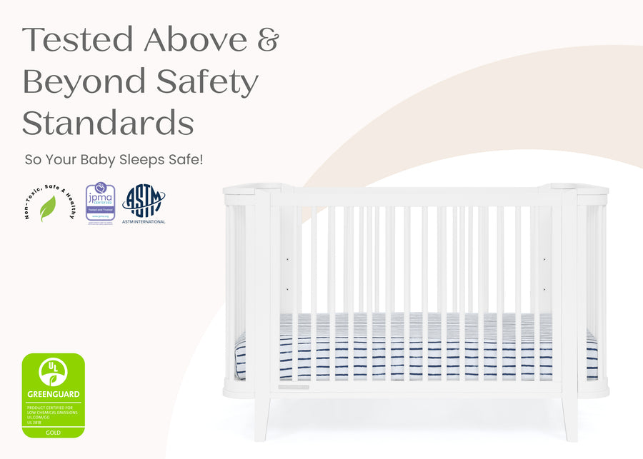 Bianca White (130) 8-Noah 4-in-1 Convertible Crib