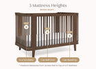 Teak Brown (1526) 30-Noah 4-in-1 Convertible Crib