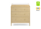Natural Sandstone (1544) 9-Serena 3 Drawer Dresser with Changing Top and Interlocking Drawers