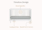 Bianca White (130) 21-William 4-in-1 Convertible Crib - Greenguard Gold Certified
