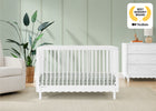 Bianca White (130) 17-William 4-in-1 Convertible Crib - Greenguard Gold Certified