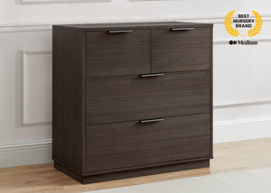 Rustic Grey (084) 52-Forever 4 Drawer Dresser with Changing Top and Interlocking Drawers - Naturals Collection