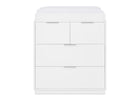 Bianca White (130) 109-Forever 4 Drawer Dresser with Changing Top and Interlocking Drawers - Naturals Collection