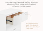Bianca White (130) 6-Forever 4 Drawer Dresser with Changing Top and Interlocking Drawers - Classic Collection