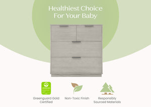 Rustic Mist (1373) 68-Forever 4 Drawer Dresser with Changing Top and Interlocking Drawers - Naturals Collection