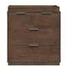 DCB: Teak Brown (1526) 32-Forever 4 Drawer Dresser with Changing Top and Interlocking Drawers - Naturals Collection