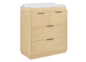 Natural Sandstone (1544) 22-Forever 4 Drawer Dresser with Changing Top and Interlocking Drawers - Naturals Collection