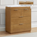 Forever 4 Drawer Dresser with Changing Top and Interlocking Drawers - Acorn (755) - Accessories