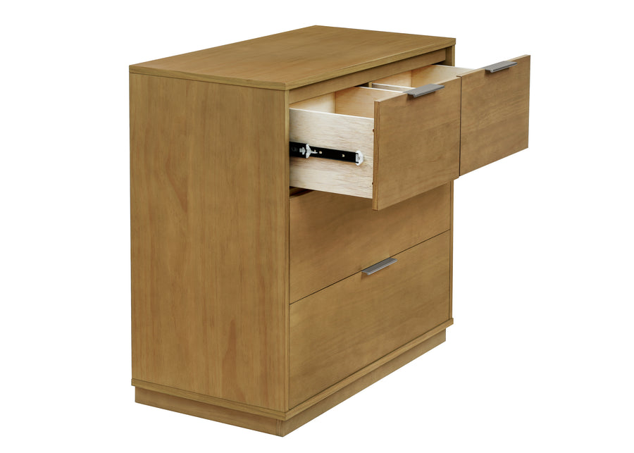 Acorn (755) 13-Forever 4 Drawer Dresser with Changing Top and Interlocking Drawers - Naturals Collection