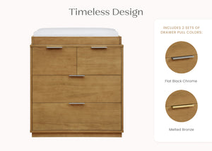 Acorn (755) 28-Forever 4 Drawer Dresser with Changing Top and Interlocking Drawers - Naturals Collection