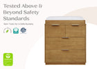 Acorn (755) 9-Forever 4 Drawer Dresser with Changing Top and Interlocking Drawers - Naturals Collection