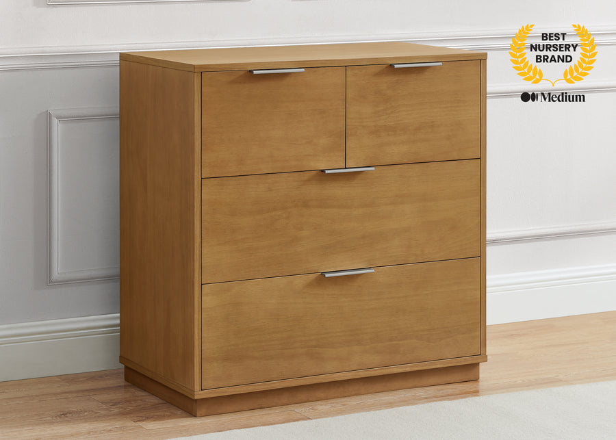 Acorn (755) 2-Forever 4 Drawer Dresser with Changing Top and Interlocking Drawers - Naturals Collection