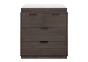 Rustic Grey (084) 59-Forever 4 Drawer Dresser with Changing Top and Interlocking Drawers - Naturals Collection