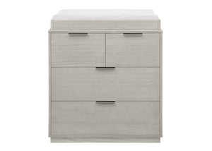 Rustic Mist (1373) 73-Forever 4 Drawer Dresser with Changing Top and Interlocking Drawers - Naturals Collection