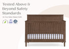 Teak Brown (1526) 23-Penelope 6-in-1 Convertible Crib