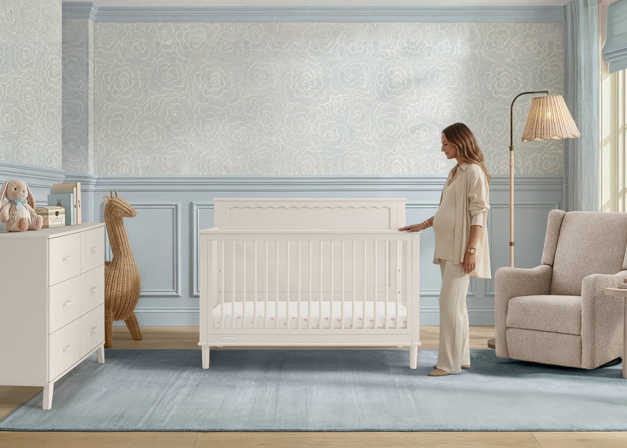 Soft Beige (1560) 39-Penelope 6-in-1 Convertible Crib
