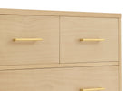 Natural Sandstone (1544) 62-Classic 4 Drawer Dresser with Changing Top and Interlocking Drawers