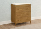 Acorn (755) 17-Classic 4 Drawer Dresser with Changing Top and Interlocking Drawers