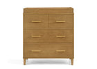 DCB: Acorn (755) 31-Classic 4 Drawer Dresser with Changing Top and Interlocking Drawers