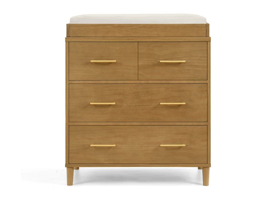 Acorn (755) 26-Classic 4 Drawer Dresser with Changing Top and Interlocking Drawers