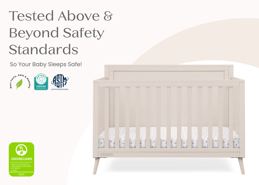 Soft Beige (1560) 25-Lola 6-in-1 Convertible Crib