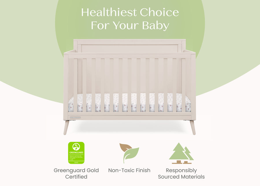 Soft Beige (1560) 22-Lola 6-in-1 Convertible Crib