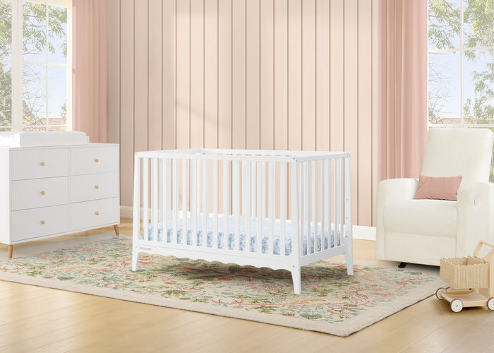 Lulu 5-in-1 Convertible CribBianca White (130)