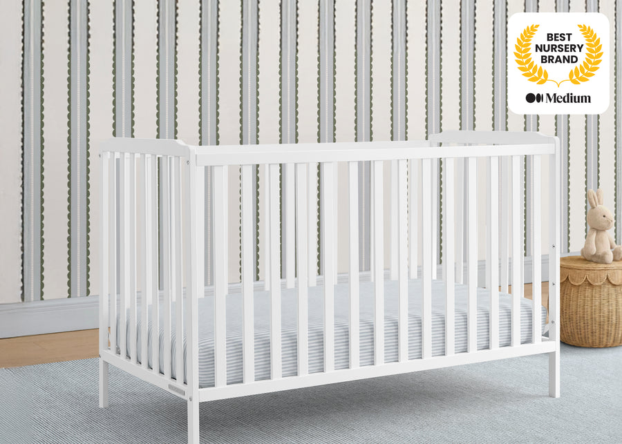 White (1587) 2-Emmie 4-in-1 Convertible Crib