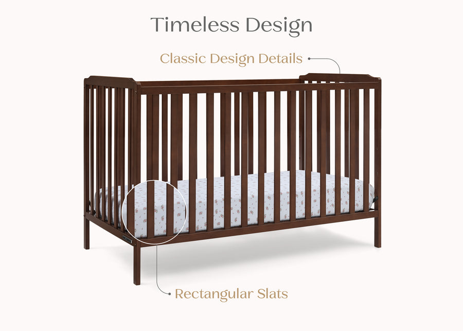 Espresso (1588) 13-Emmie 4-in-1 Convertible Crib