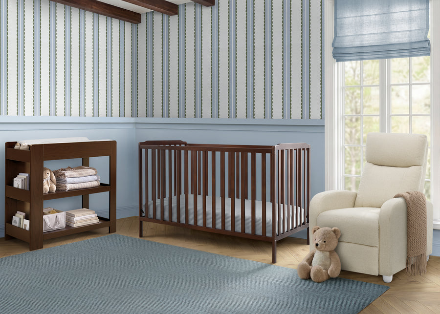 Espresso (1588) 8-Emmie 4-in-1 Convertible Crib