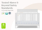 Bianca White (130) 8-Elliot 6-in-1 Convertible Crib