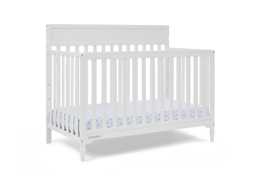 Bianca White (130) 11-Elliot 6-in-1 Convertible Crib