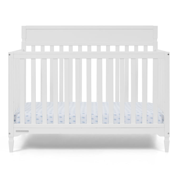 DCB: Bianca White (130) 18-Elliot 6-in-1 Convertible Crib