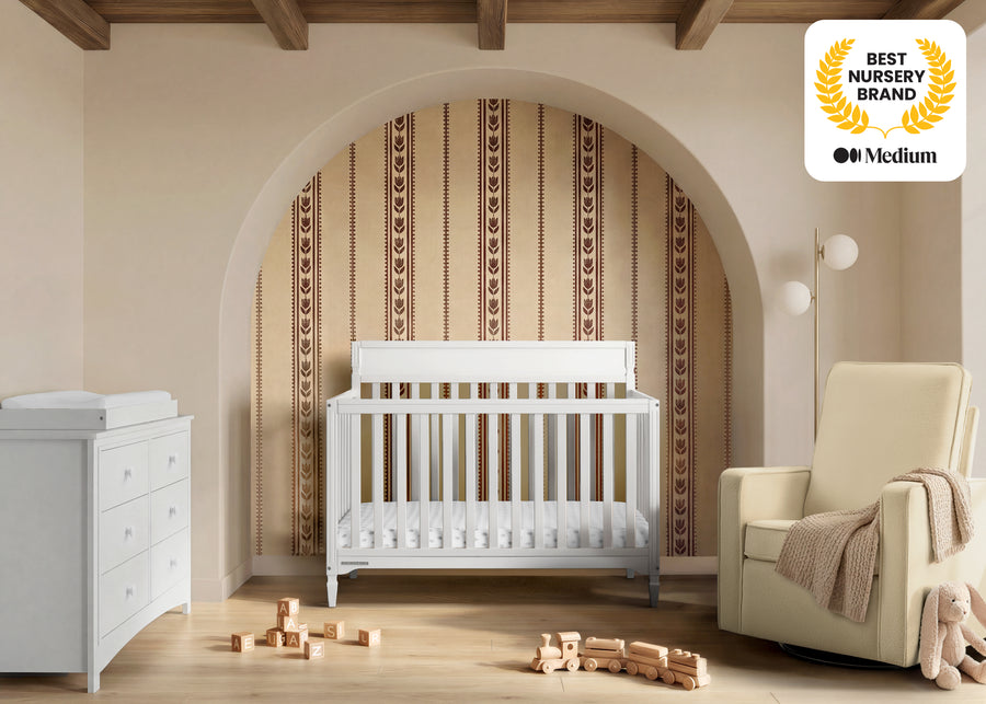 Bianca White (130) 2-Elliot 6-in-1 Convertible Crib