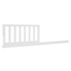 White baby crib with slatted design on a white background 6-Daybed/Toddler Guardrail Kit (W213725)