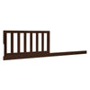 Wooden baby crib rail on a white background 3-Daybed/Toddler Guardrail Kit (W213725)