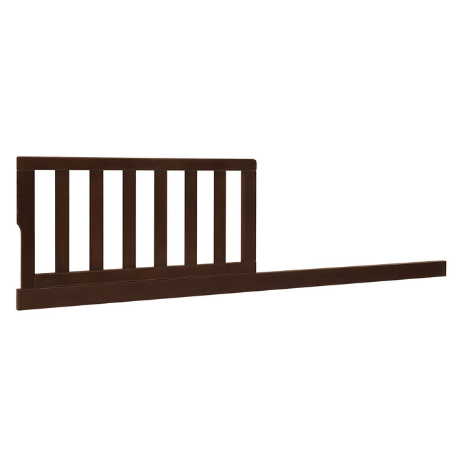 Wooden baby crib rail on a white background 3-Daybed/Toddler Guardrail Kit (W213725)